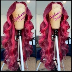 Human Hair Blended Lace Front Wig